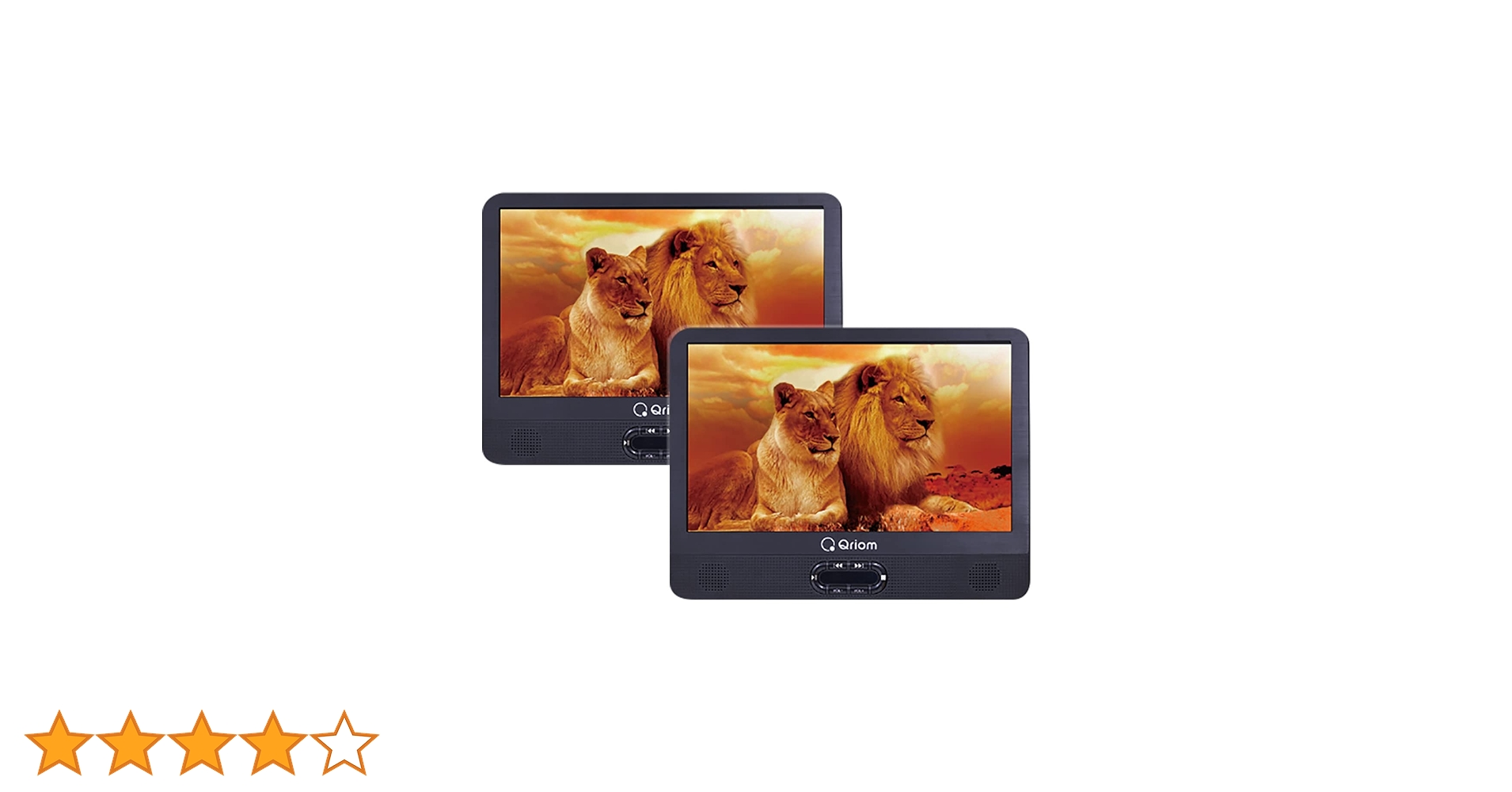 [山善] Qriom 11.4型 DVDツインモニター CPD-M114TMR キュリオム ポータブルDVDプレーヤー ヘッドレストモニター